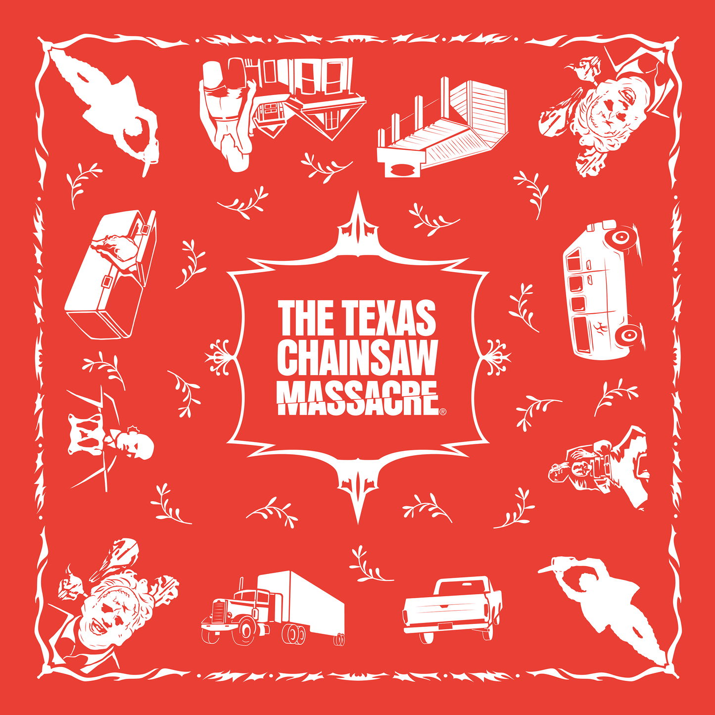 PREORDER TCM Story Bandana in Red