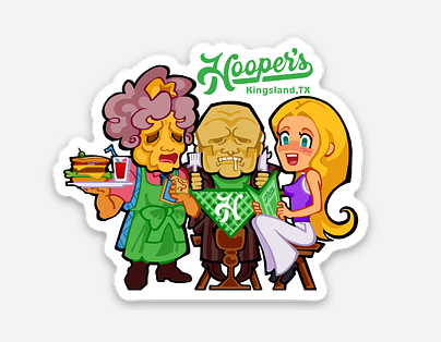 Grandpa's Dinner Service Sticker