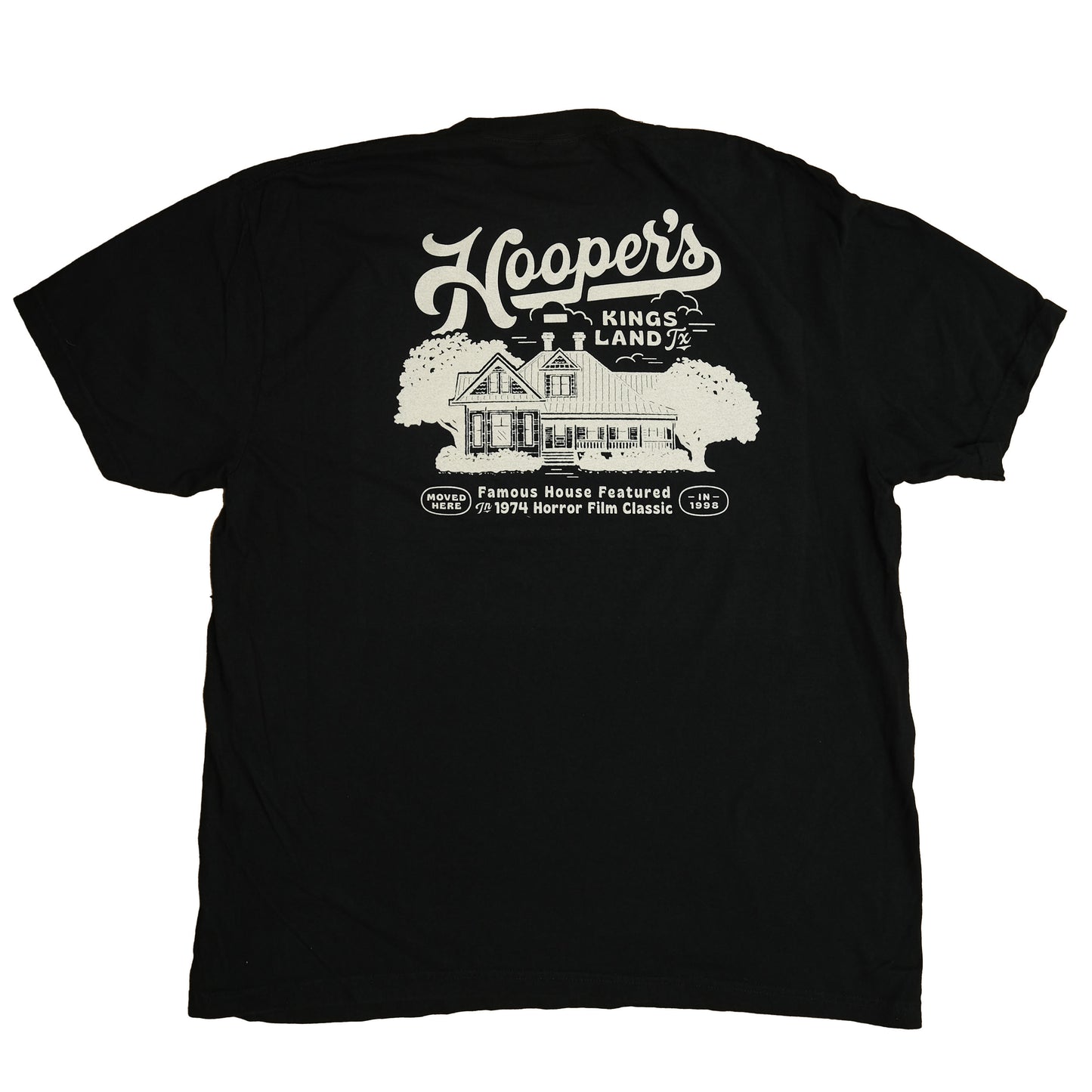 T-shirt Hooper's Horror Classic House TCM in Black