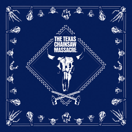 PREORDER TCM Skulls Bandana in Navy Blue