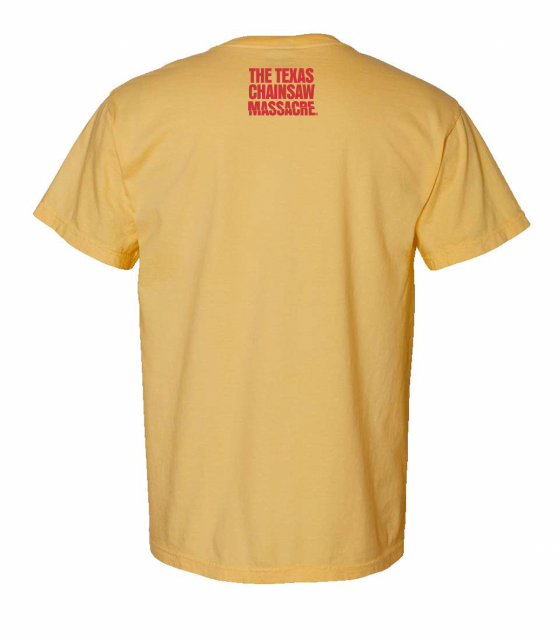 PREORDER Bones T-shirt - The Texas Chainsaw Massacre in color Mustard