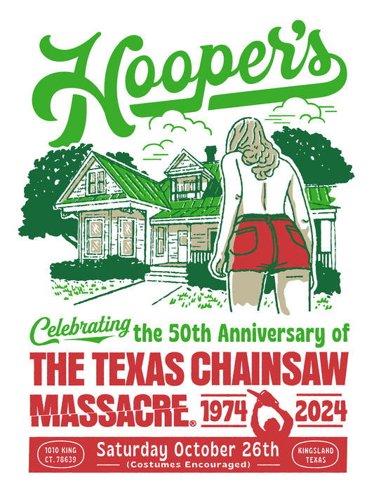 Poster 50th Anniversary of The Texas Chainsaw Massacre