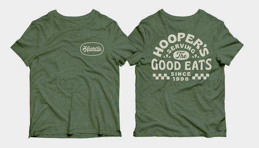 Hooper's Good Eats -Moss Green