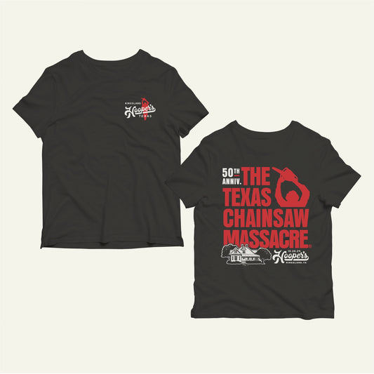 T-shirt 50th Anniversary of The Texas Chainsaw Massacre BLACK