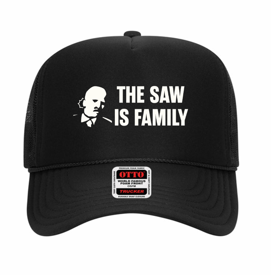 PREORDER Black rope hat The Saw is Family