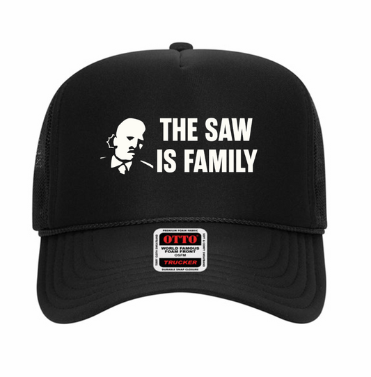PREORDER Black rope hat The Saw is Family