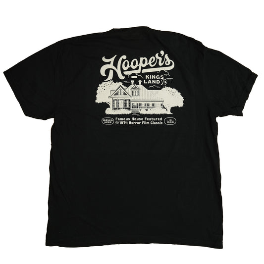 T-shirt Hooper's Horror Classic House TCM in Black