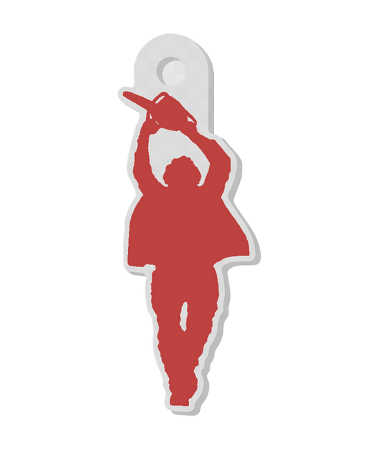 PREORDER Leatherface Chainsaw Silhouette Keychain